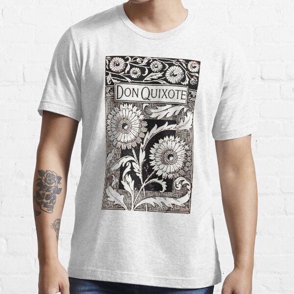 ALTA RESOLUCIÓN Portada del libro vintage Don Quijote Cervantes Camiseta esencial
