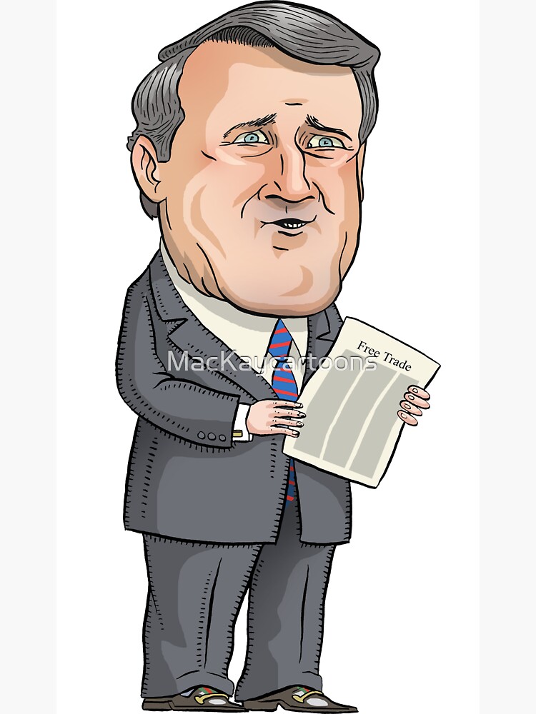 Thumbnail 3 of 3, Magnet, Brian Mulroney designed and sold by MacKaycartoons.