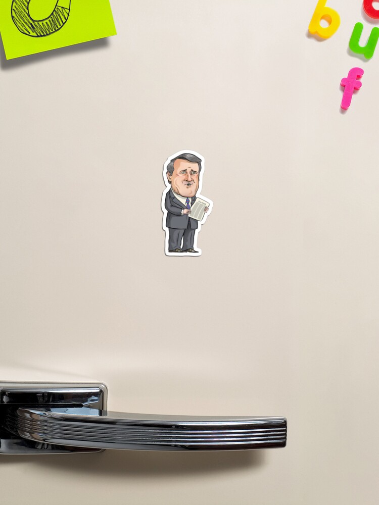 Thumbnail 1 of 3, Magnet, Brian Mulroney designed and sold by MacKaycartoons.