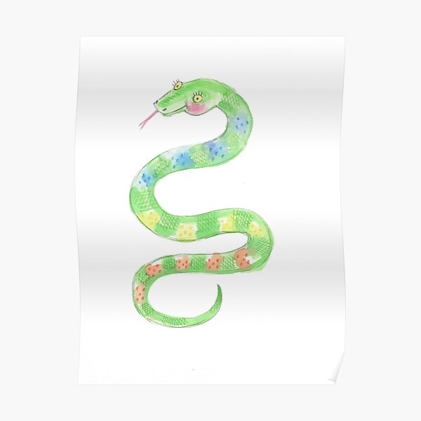 Pretty Snake Poster