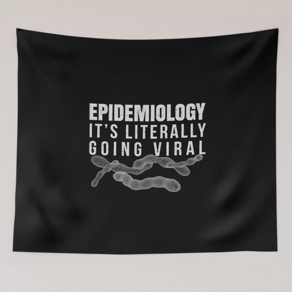 Item preview, Virus Going Viral - Epidemiology - Medical Pun designed and sold by Maria Garcia.