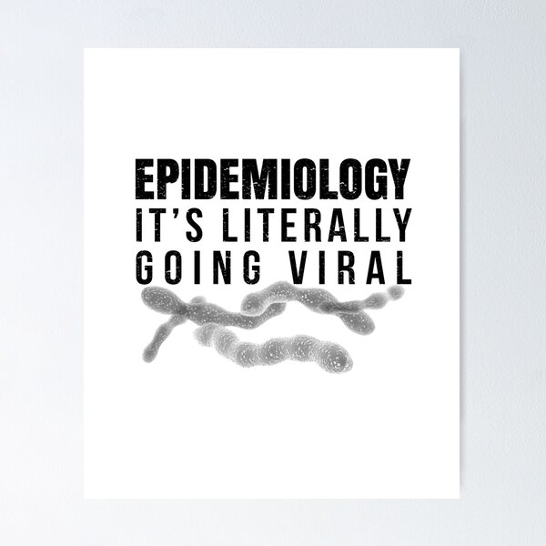 Item preview, Virus Going Viral - Epidemiology - Medical Pun designed and sold by Maria Garcia.