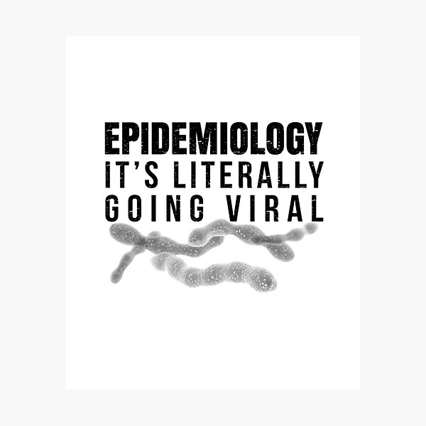 Item preview, Virus Going Viral - Epidemiology - Medical Pun designed and sold by Maria Garcia.