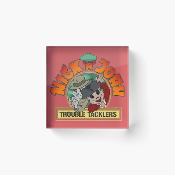 Item preview, Nick Valentine and John Hancock "Trouble Tacklers" designed and sold by gruntcooker.