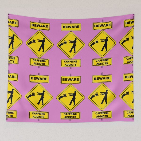 Item preview, Beware of Caffeine Addicts designed and sold by JenGo Creative.