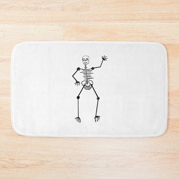 Item preview, Mimi black skeleton white background designed and sold by Gotoo.