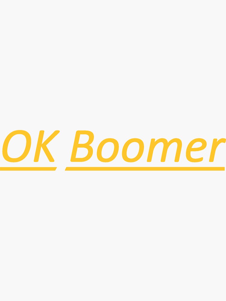 ok boomer text art copy and paste