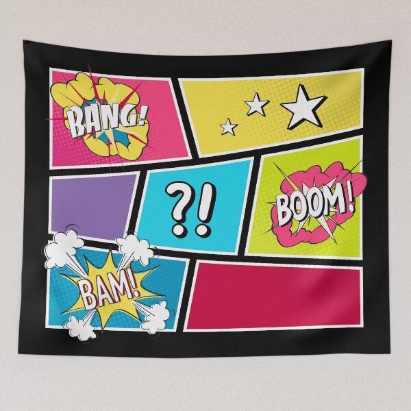 Item preview, Pop art comic mosaic. designed and sold by emphatic.