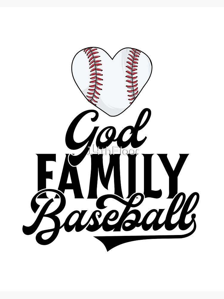 God Family Baseball shirt