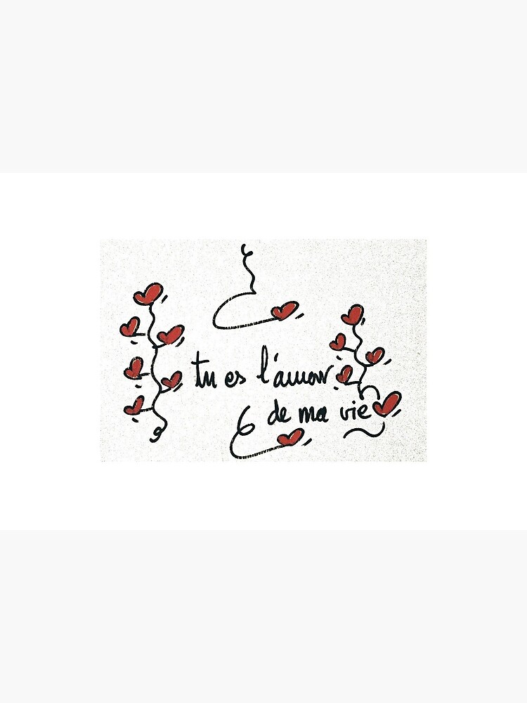 L Amour De Ma Vie Art Board Print By Lindsaypaigeart Redbubble