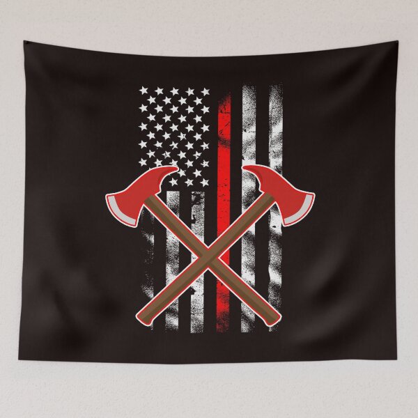 Item preview, OLD GLORY DOUBLE AXE GRAPHIC ART  designed and sold by Weloveshirts.