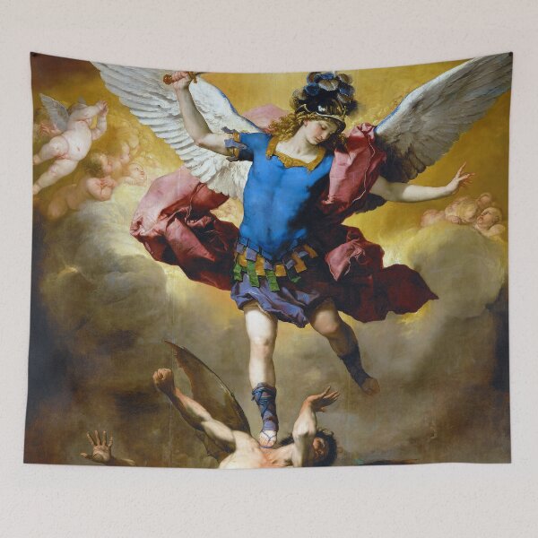 Item preview, The Fall of the Rebel Angels by Luca Giordano (1666) designed and sold by allhistory.