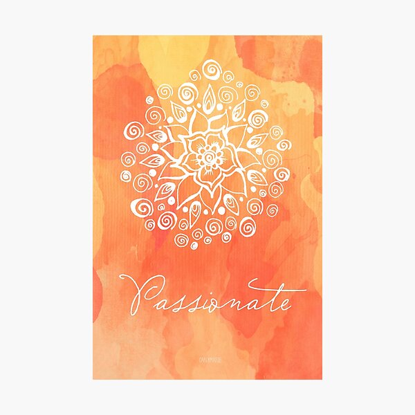 Sacral Chakra - Passionate Photographic Print