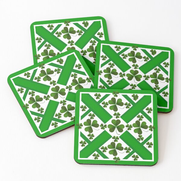 Item preview, LUCKY GREEN IRISH SHAMROCKS  DESIGNS  designed and sold by sharlesart.