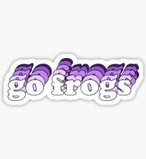 TCU Go Frogs Gradient Sticker