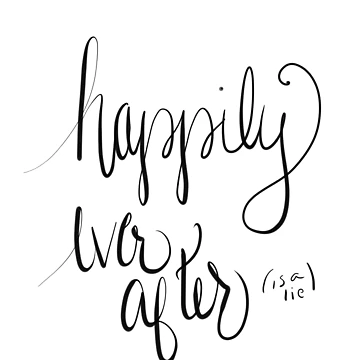 Artwork thumbnail, - Hand Lettered Sticker by PlaidAssPrints