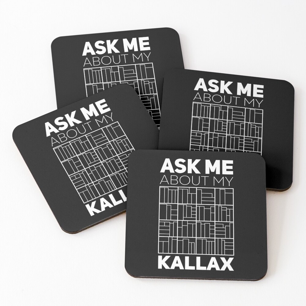Ask Me About My Kallax Coasters (Set of 4)