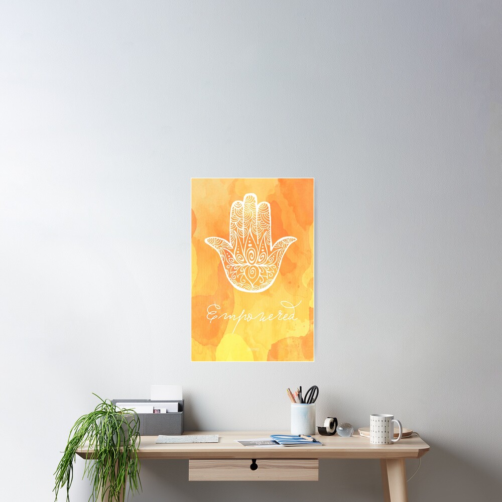 Solar Plexus Chakra - Empowered Poster