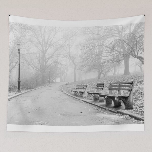 Item preview, Park Benches and Lamp Post designed and sold by ShootFirstNYC.