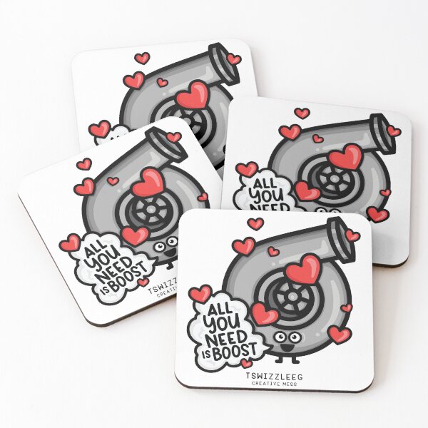 Item preview, Cutest Turbo - All You Need Is Boost (Hearts) designed and sold by TswizzleEG.