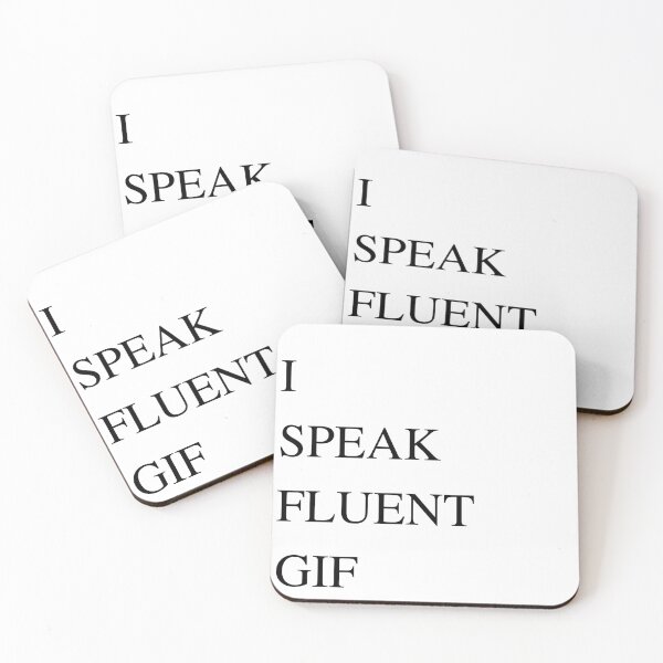 Item preview, I Speak Fluent GIF designed and sold by Retro Hue.
