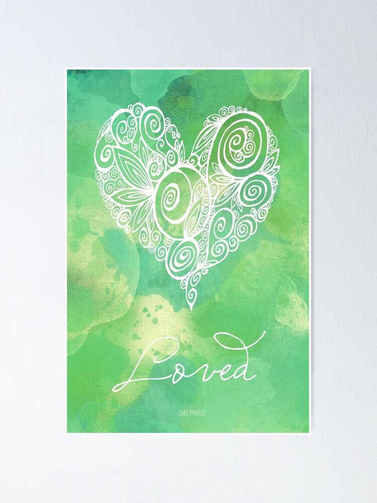 Alternate view of Heart Chakra - Loved Poster