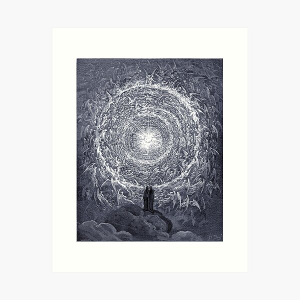Vista previa del artículo con la obra «Empíreo - Gustave Doré», diseñado y vendido por CJET.