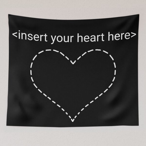 Item preview, <insert your heart here> designed and sold by Myowu.