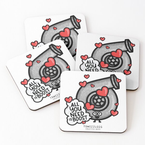 Item preview, Cutest Turbo - All You Need Is Boost (Hearts and Sparkle) designed and sold by TswizzleEG.