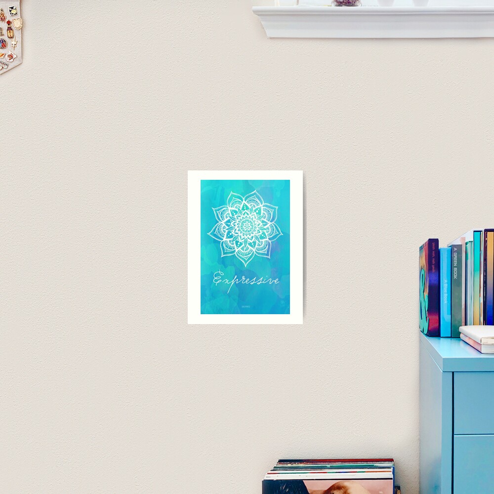 Throat Chakra - Expressive Art Print