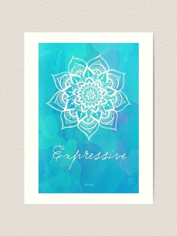 Alternate view of Throat Chakra - Expressive Art Print