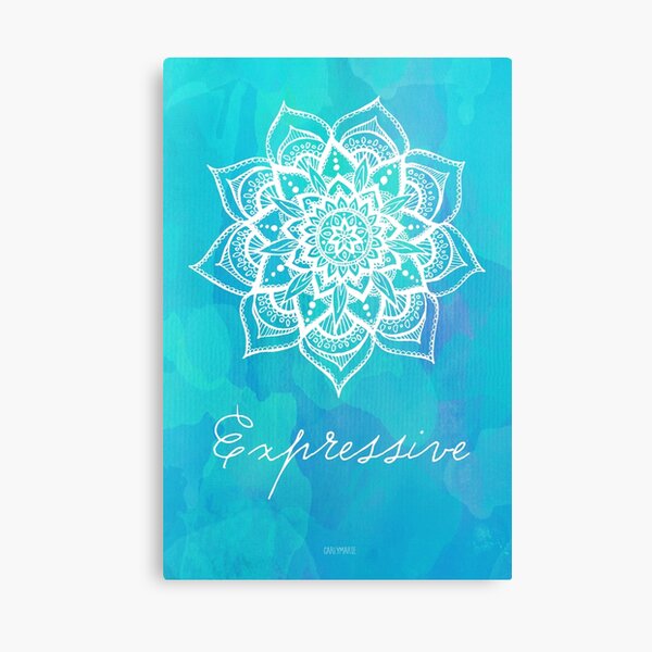 Throat Chakra - Expressive Canvas Print