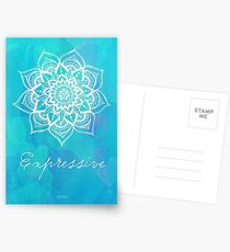 Throat Chakra - Expressive Postcards