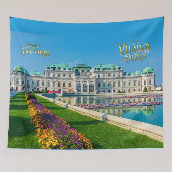 Item preview, Belvedere Palace Nouveau Travel Poster designed and sold by travelwitheric.