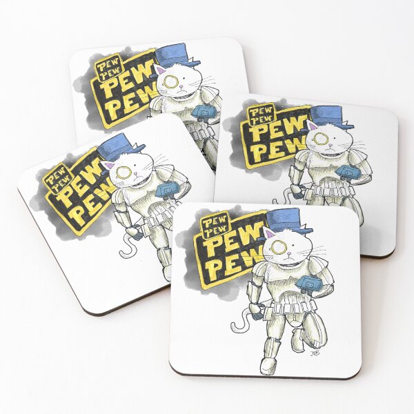 Item preview, Dapper Cat - Pew pew! designed and sold by johnnybuzt.