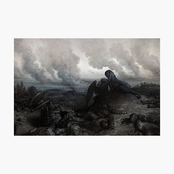 The Enigma - Gustave Dore - 1871 Photographic Print