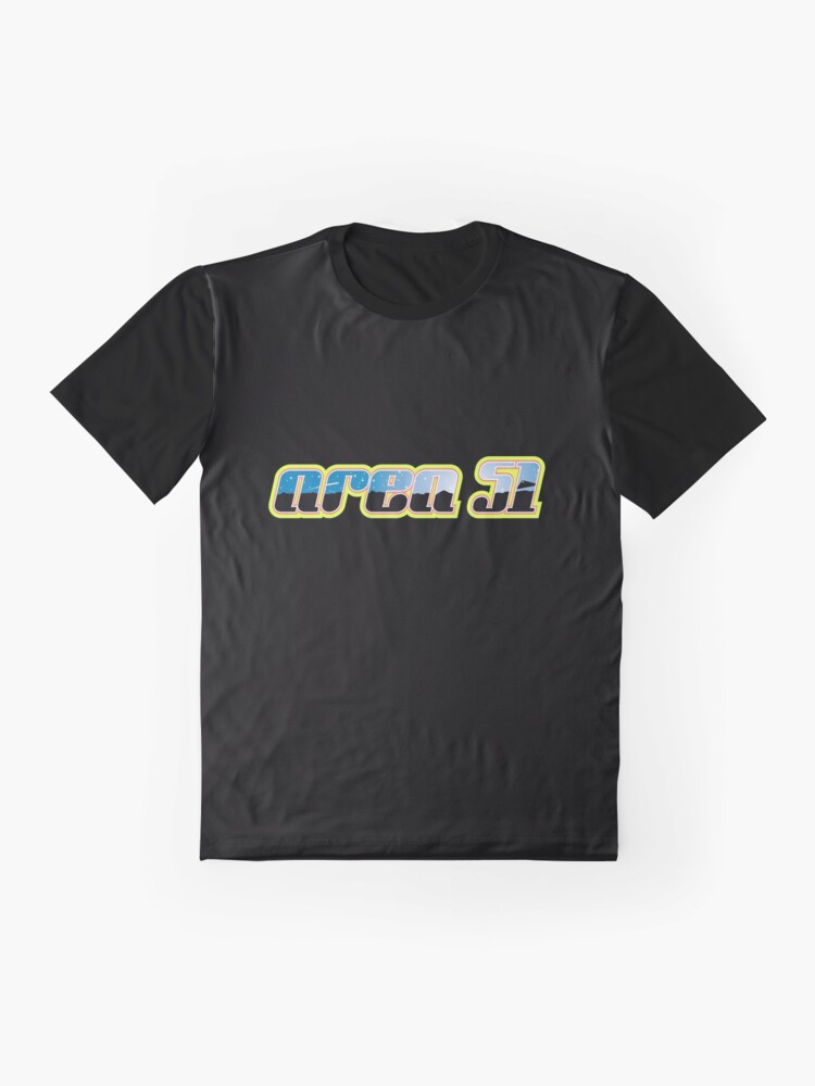 Alternate view of Area 51 Text Graphic T-Shirt
