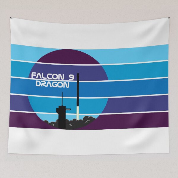 Item preview, Falcon 9 and Dragon C designed and sold by MissionPatch.