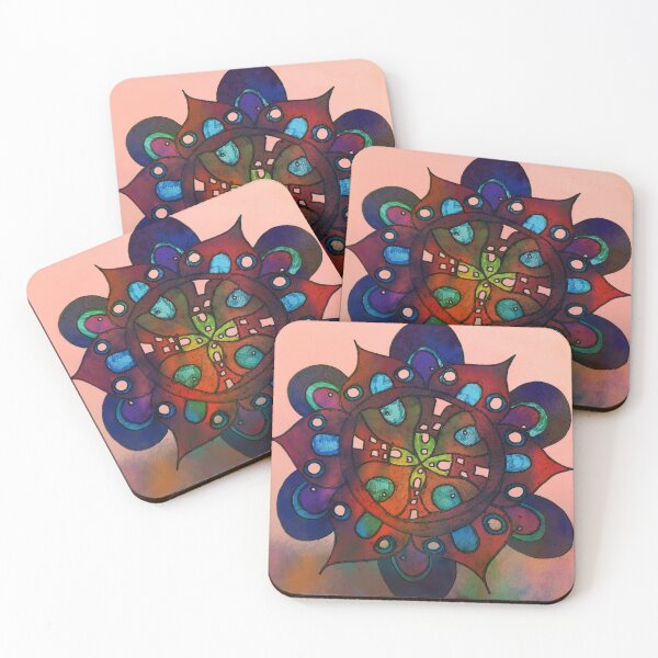 Item preview, Psychedelic Tiny House Mandala designed and sold by rockabilby.