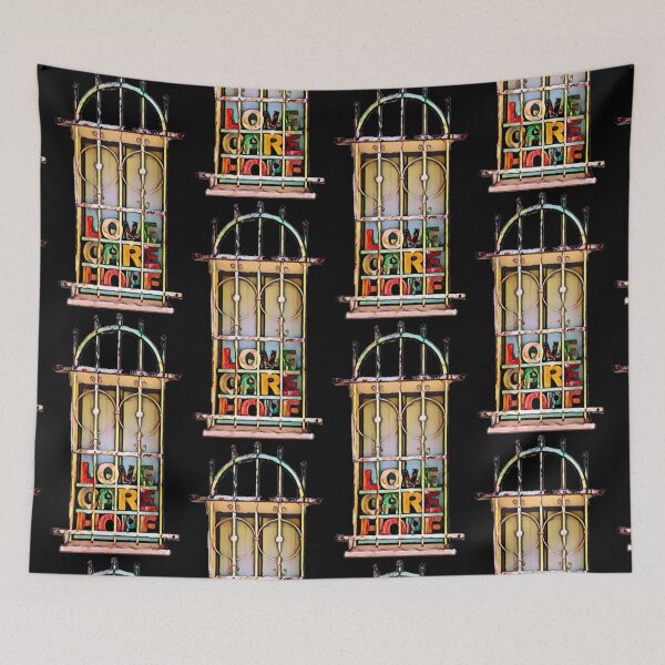 Item preview, Love Care Hope Window.  designed and sold by NatanDesigns.