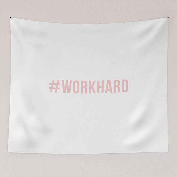 Item preview, Work Hard Gym Fitness Motivational Quote designed and sold by maniacfitness.