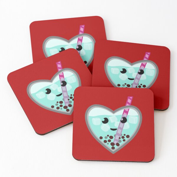 Item preview, Blue Bubble Tea Heart designed and sold by SubtleSplit.