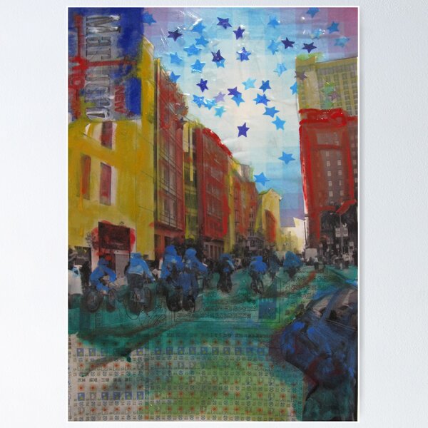 "Critical Mass", collage 2008 Poster