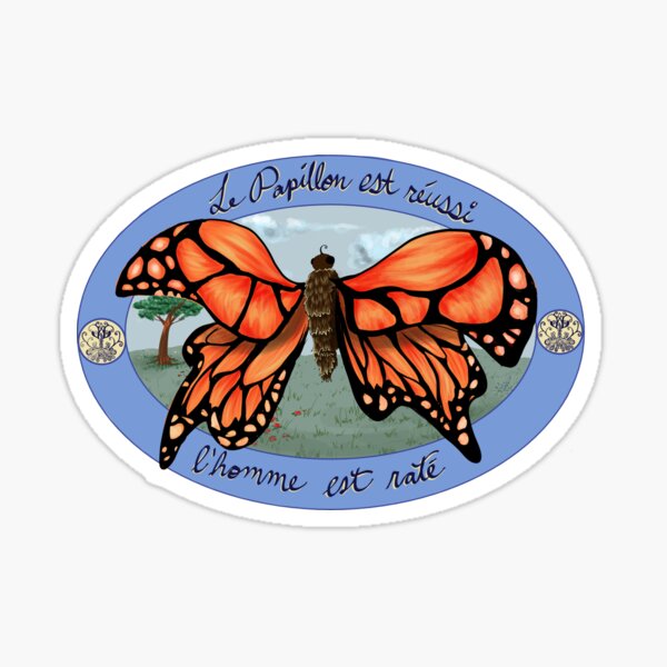 Le Papillion Sticker