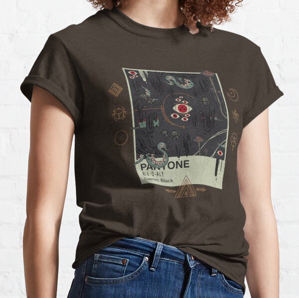 Negro cósmico Camiseta clásica