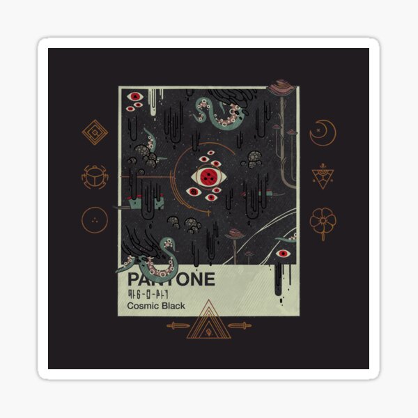 Cosmic Black Sticker