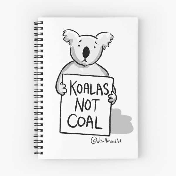 Item preview, Koalas Not Coal by Jess Harwood Art  designed and sold by JessHarwoodArt.