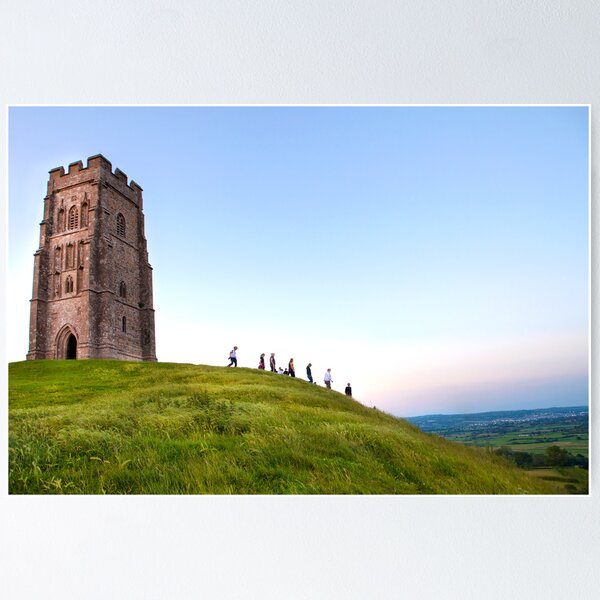 Item preview, Glastonbury Tor, pilgrimage to Glastonbury Festival designed and sold by Victoria Ashman.