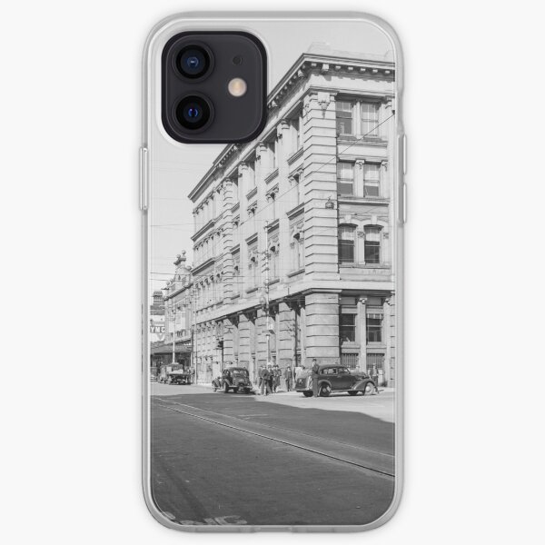 Murray Street west from Forrest Place, Perth, 1941, State Library of Western Australia iPhone Soft Case