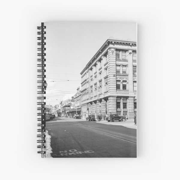 Murray Street west from Forrest Place, Perth, 1941, State Library of Western Australia Spiral Notebook